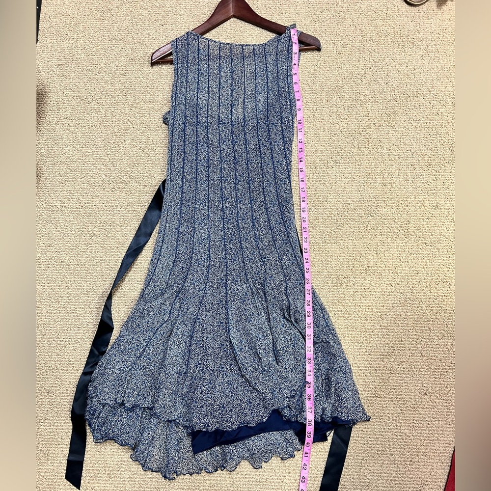 Terri Jon blue dress size 8 - Picture 6 of 8